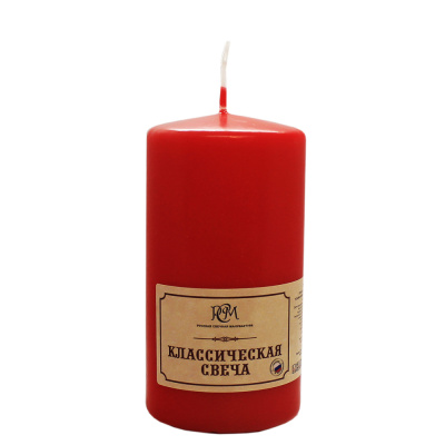 Свеча 120*60 красная